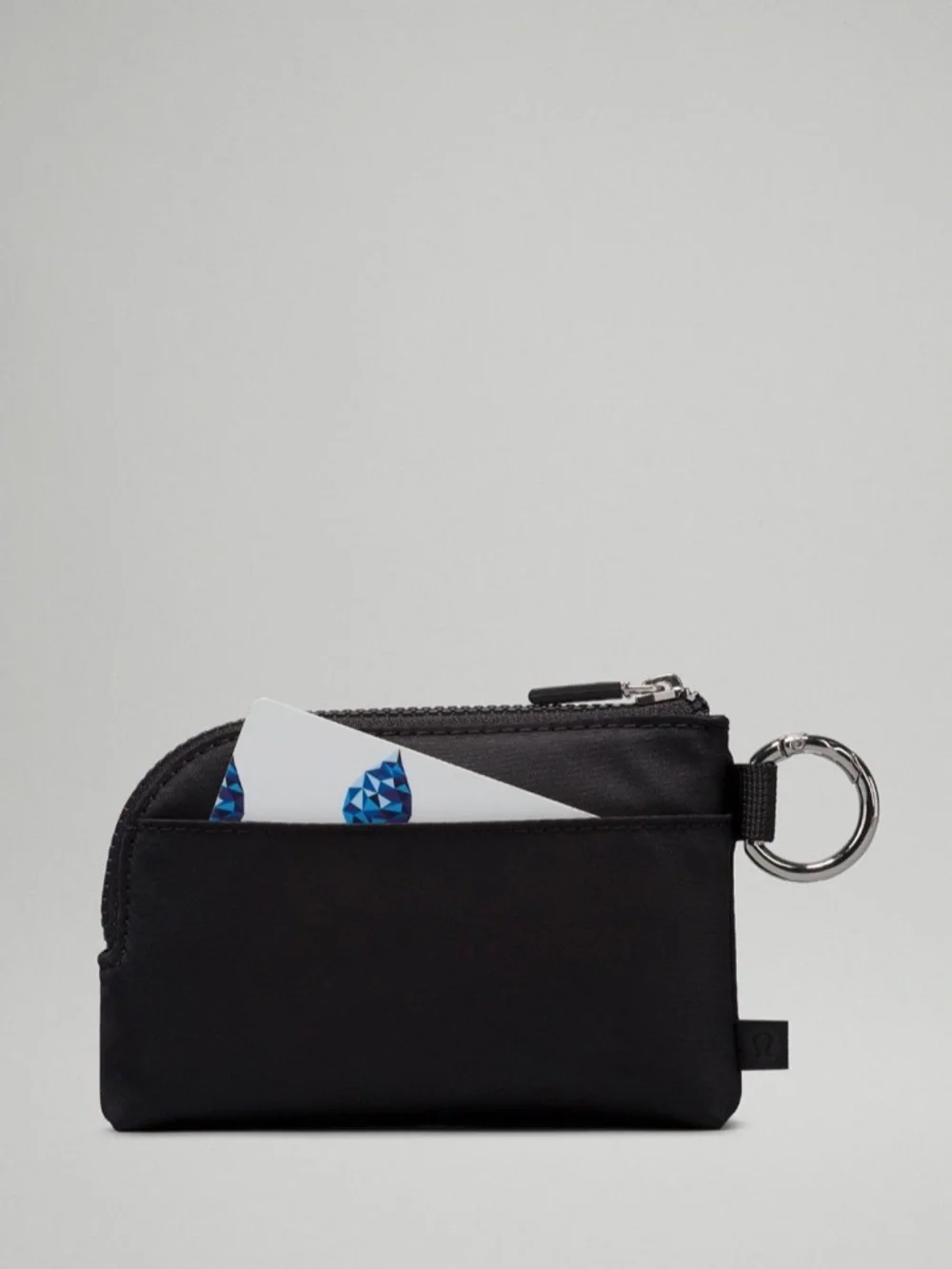 lululemon athletica Black Zip Key Coin Pouch NWT
